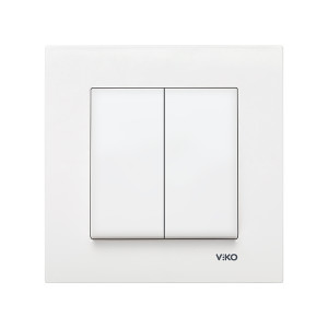 Выключатель VIKO KARRE двойной