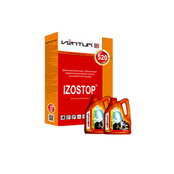 Двухкомпонентная Гидроизоляция IZOSTOP 520 Двухкомпонентная Гидроизоляция IZOSTOP 520