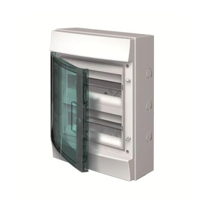 Щит накладной ABB Mistral65 24-мод. IP65 (750°) прозрачная дверь, с клеммным блоком Щит накладной ABB Mistral65 24-мод. IP65 (750°) прозрачная дверь, с клеммным блоком