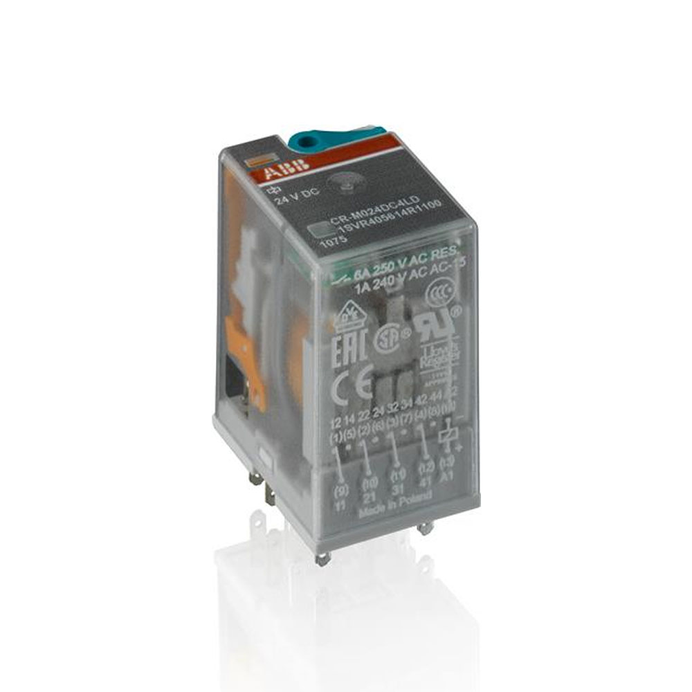 Промежуточное реле CR-M230AC4LG ABB 230V 6A 4ПК (AC)