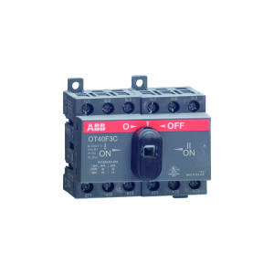 Выключатель-разъединитель реверсивный ABB OT16F3С 3Р 16А с ручкой управления Выключатель-разъединитель реверсивный ABB OT16F3С 3Р 16А с ручкой управления
