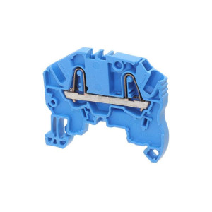 Клемма втычная ABB ZK2,5-BL синяя, 2,5 мм2, 2 зажима Клемма втычная ABB ZK2,5-BL синяя, 2,5 мм2, 2 зажима