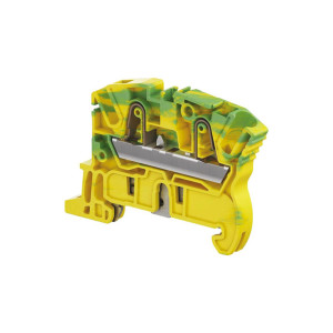 Клемма втычная ABB ZK4-PE - Земля - желто-зеленая - 4 мм², 2 зажима Клемма втычная ABB ZK4-PE - Земля - желто-зеленая - 4 мм², 2 зажима