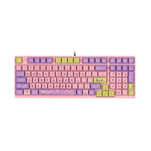 Клавиатура Akko 3098S Patrick 98Key, CS Sponge, USB-A, Hot-swappable, EN/UKR, RGB, Розовый