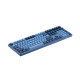 Клавиатура Akko 3108DS Ocean Star 108Key, CS Orange V2, USB-A, EN/UKR, No Led, Голубой