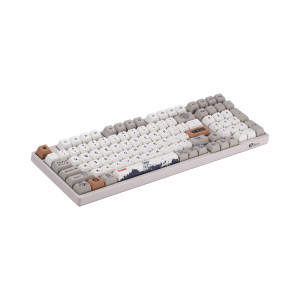 Клавиатура Akko 3098S One Piece Calligraphy 98Key, CS Jelly Blue, USB-A, Hot-swappable, EN/UKR, RGB, Серый Клавиатура Akko 3098S One Piece Calligraphy 98Key, CS Jelly Blue, USB-A, Hot-swappable, EN/UKR, RGB, Серый