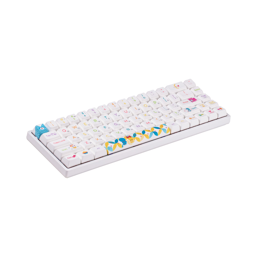 Клавиатура Akko 3068B Doraemon Rainbow CS Jelly Pink RGB Клавиатура Akko 3068B Doraemon Rainbow CS Jelly Pink RGB