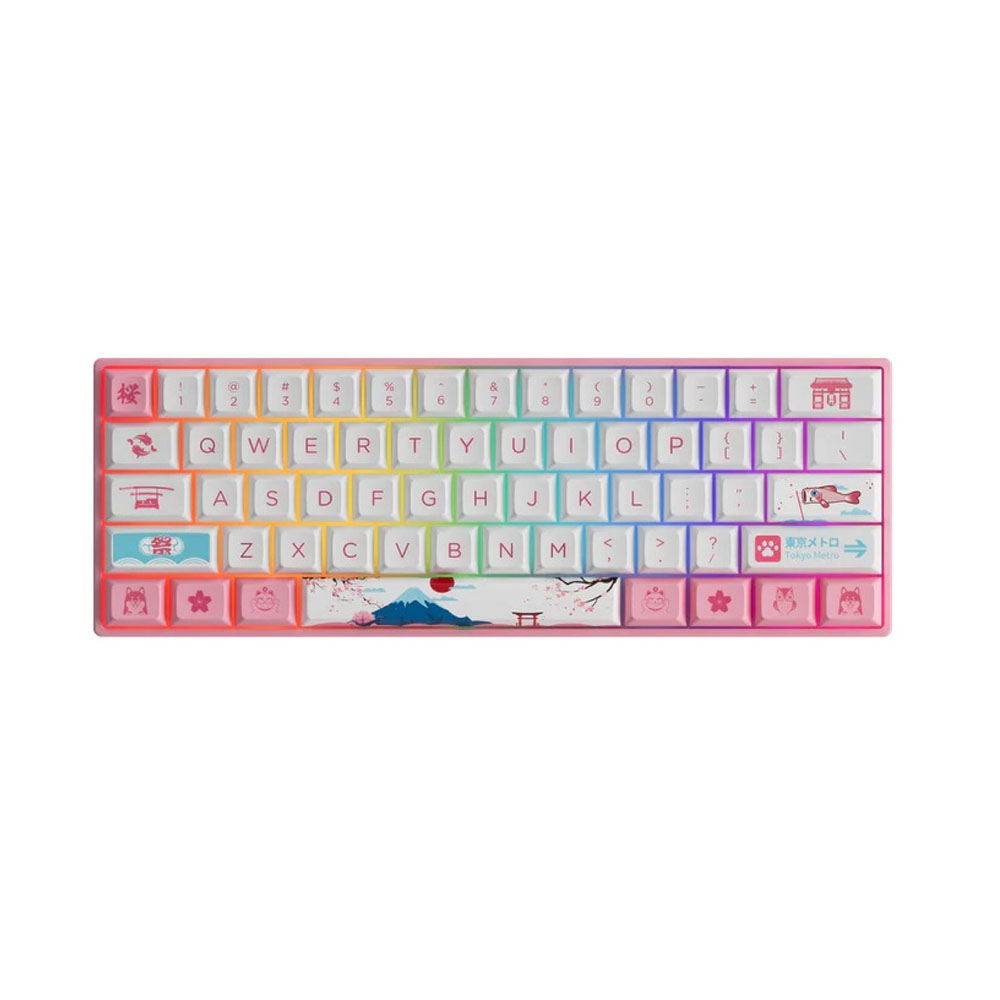 Клавиатура Akko 3061S World Tour Tokyo R2 RGB Hotswappable CS Jelly Pink RGB