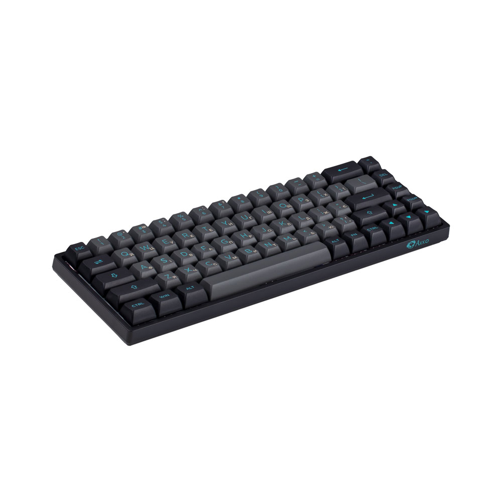 Клавиатура Akko 3068B Plus Black&Cyan CS Jelly Purple RGB Клавиатура Akko 3068B Plus Black&Cyan CS Jelly Purple RGB