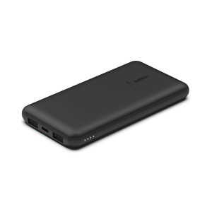 Аккумулятор портативный литий-ионный Belkin Power Bank 10000mAh, 15W Dual USB-A, USB-C, черный Аккумулятор портативный литий-ионный Belkin Power Bank 10000mAh, 15W Dual USB-A, USB-C, черный