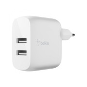 Зарядка Belkin 24W DUAL USB 2.4A, white Зарядка Belkin 24W DUAL USB 2.4A, white