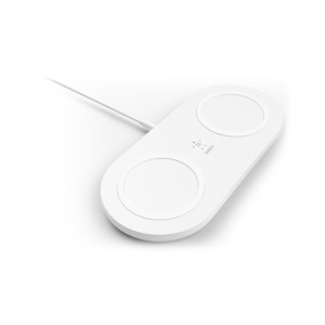 Беспроводное зарядное устройство Belkin Dual Pads Wireless Charging Qi, 15W, white Беспроводное зарядное устройство Belkin Dual Pads Wireless Charging Qi, 15W, white