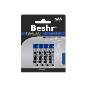 Батарейка BESHR POWER LIFE SUPER HEAVY DUTY 4BAAA R03P 1.5V