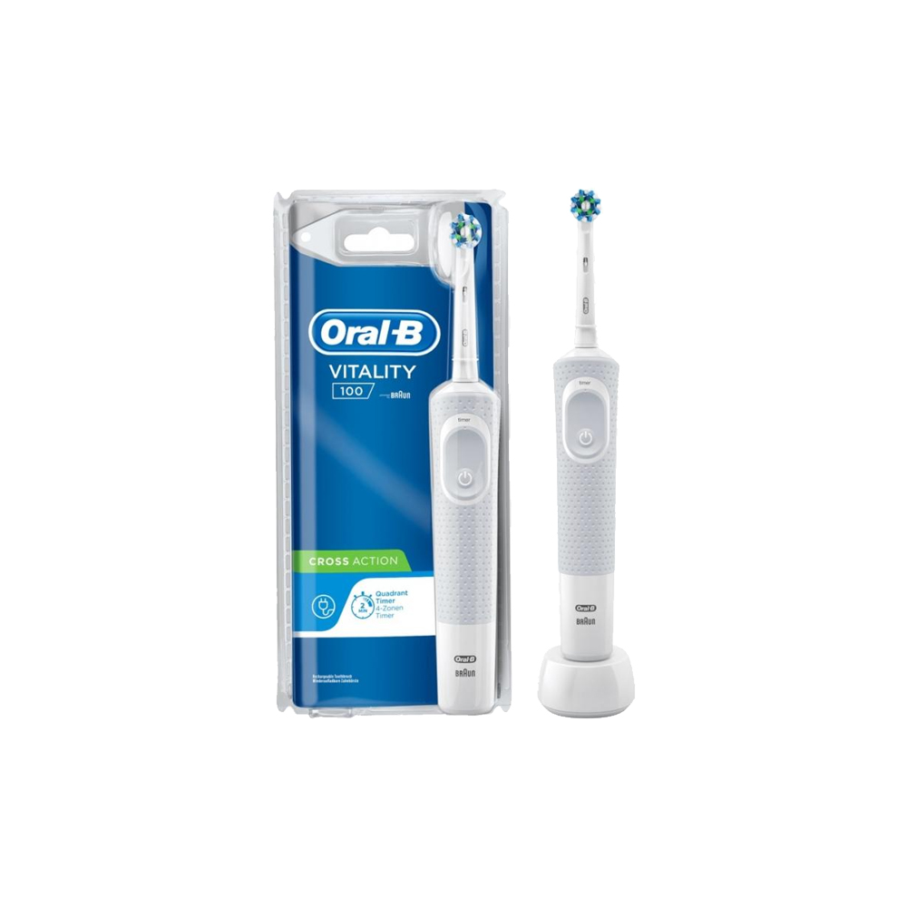 Электрическая зубная щётка ORAL-B BRAUN Vitality 100 Cross Action White