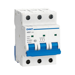Автомат выключатель CHINT NB1-63 3P C10 6kA Автомат выключатель CHINT NB1-63 3P C10 6kA