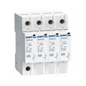 УЗИП CHINT NU6-II 60kA/460V 4P УЗИП CHINT NU6-II 60kA/460V 4P