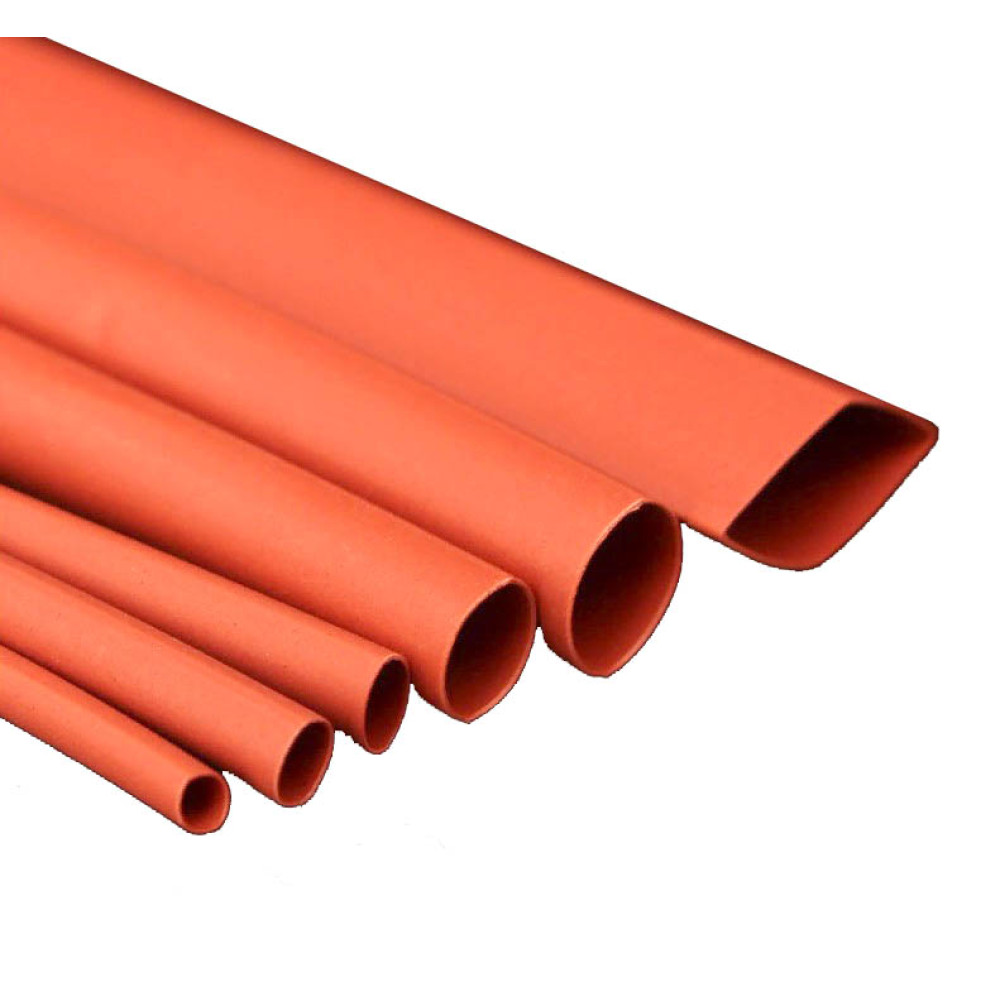 Термоусадка Delixi heat shrink tube 60mm red (1meter/25)