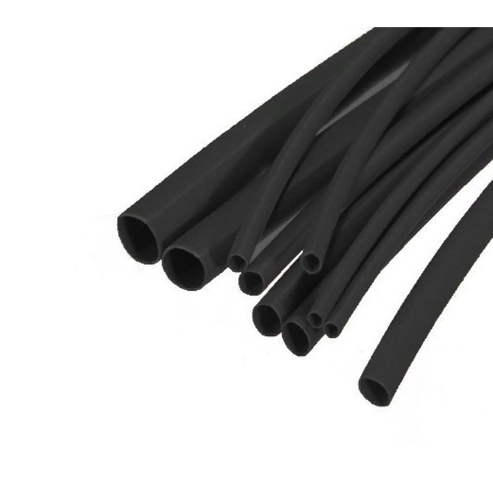 Термоусадка Delixi heat shrink tube 60mm black (1meter/25)