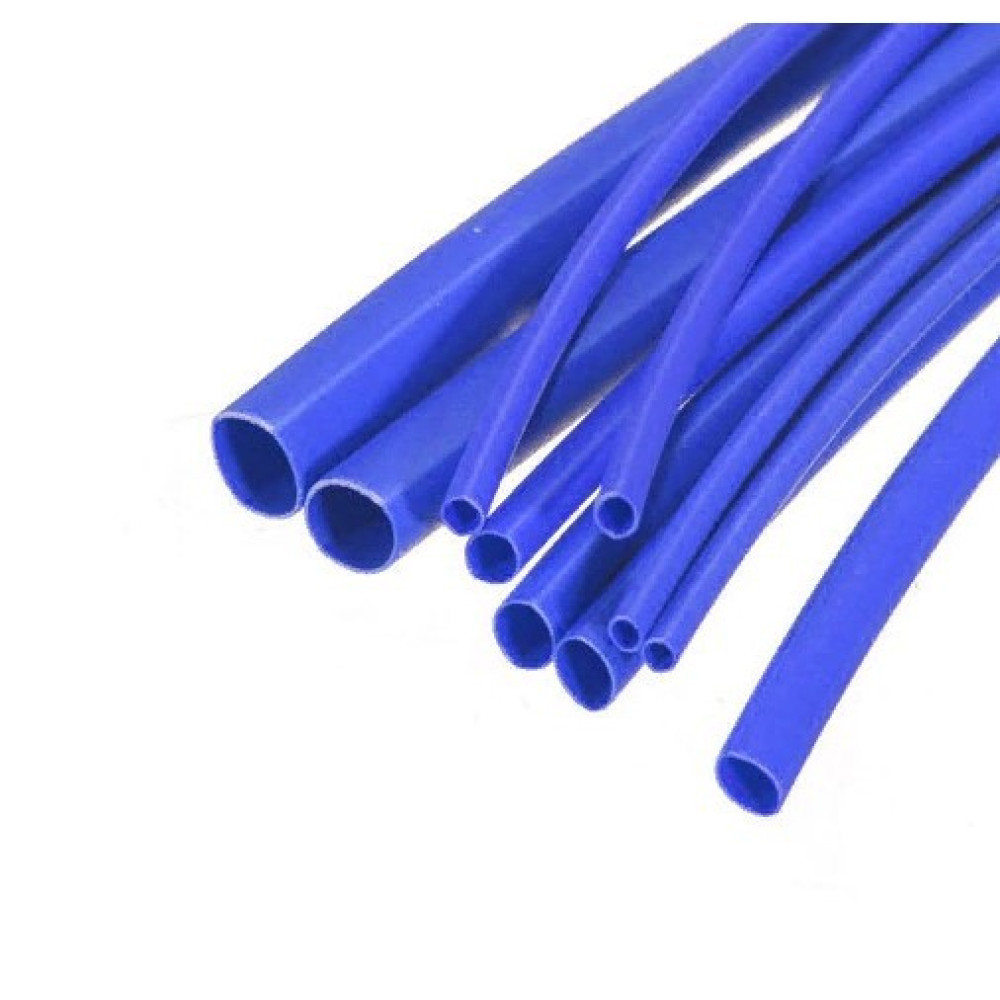 Термоусадка Delixi heat shrink tube 80mm blue (1meter/25)