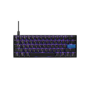 Механическая клавиатура Ducky Mecha Mini [Cherry Red, RGB LED, UA/RU, Aluminium Black case]