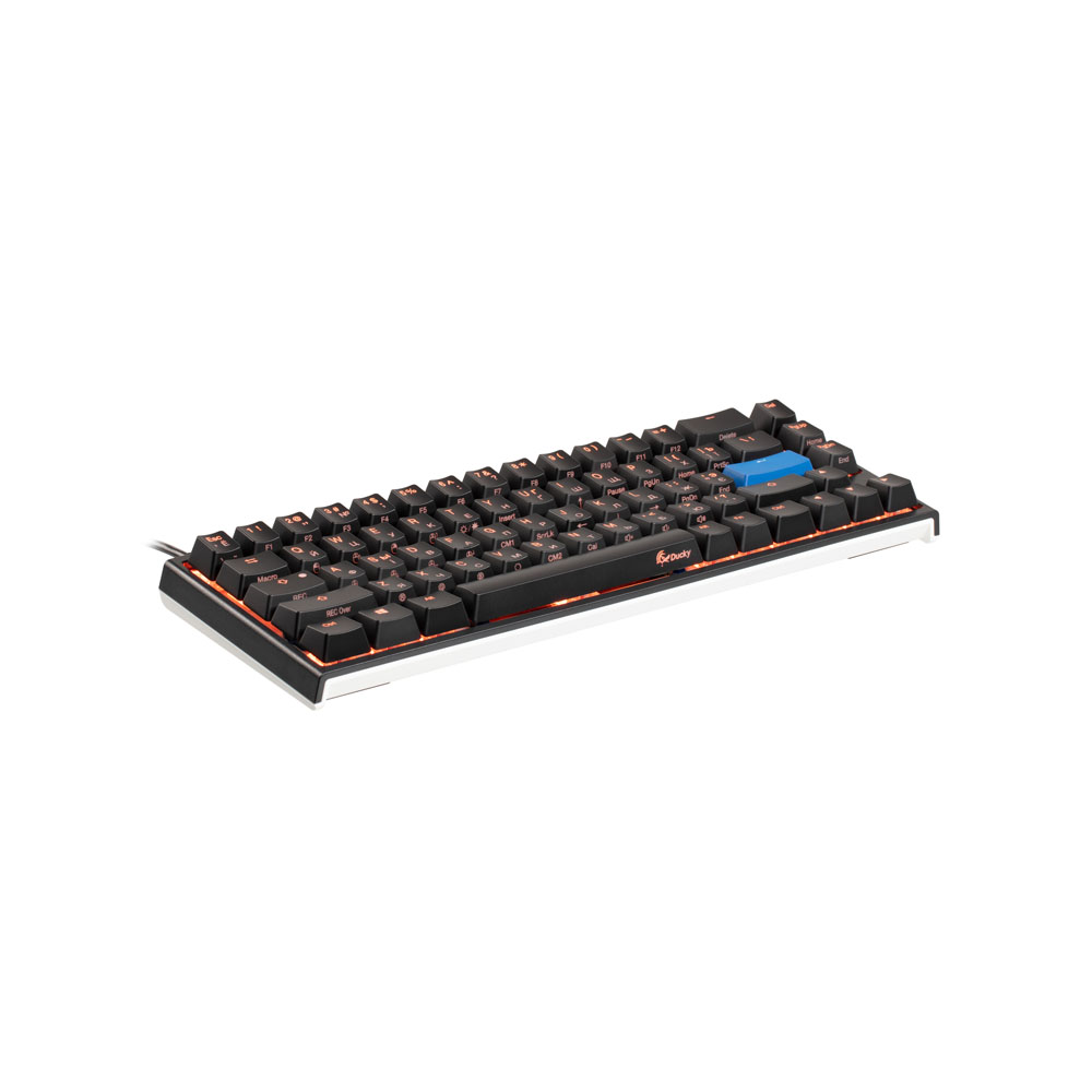Механическая клавиатура Ducky One 2 SF, Cherry Silent Red, RGB LED, UA/RU, Black-White Механическая клавиатура Ducky One 2 SF, Cherry Silent Red, RGB LED, UA/RU, Black-White