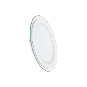 Светодиодный встраиваемый светильник круглый UltraGlass ДВО1810 12W-4000K-Wh ELT Светодиодный встраиваемый светильник круглый UltraGlass ДВО1810 12W-4000K-Wh ELT