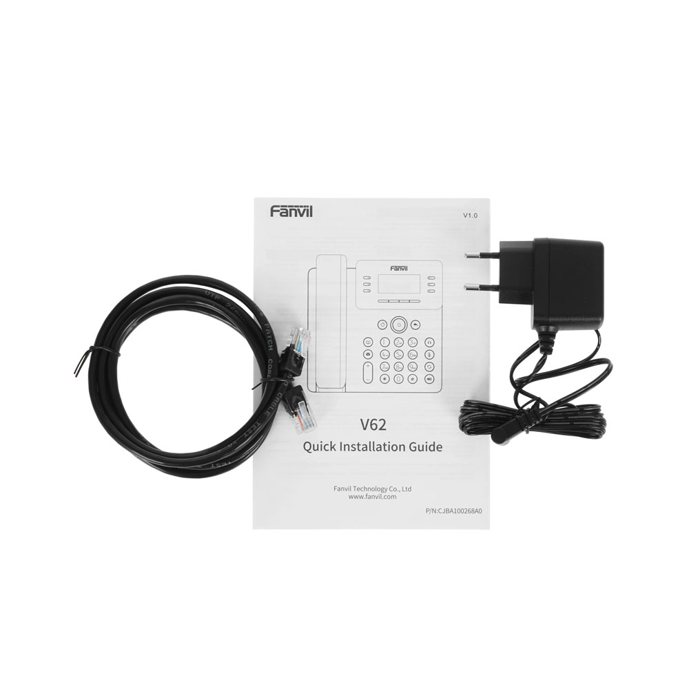 Телефон VoIP Fanvil V62 черный Телефон VoIP Fanvil V62 черный