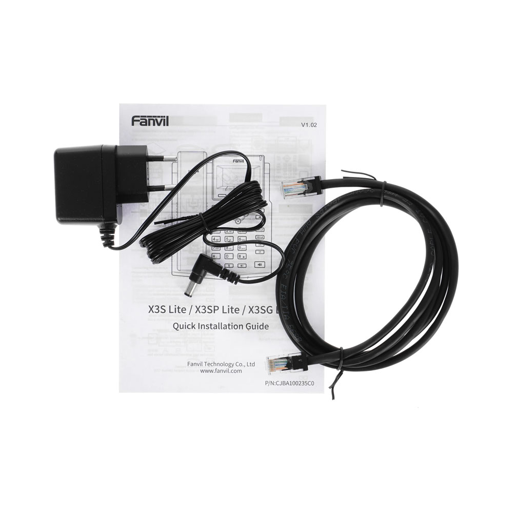 Телефон VoIP Fanvil X3S Lite черный Телефон VoIP Fanvil X3S Lite черный
