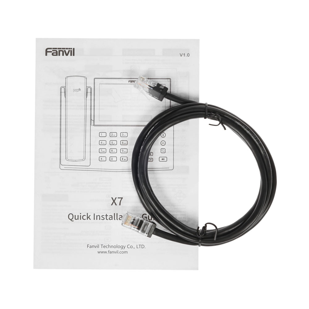 Телефон VoIP Fanvil X7 черный Телефон VoIP Fanvil X7 черный