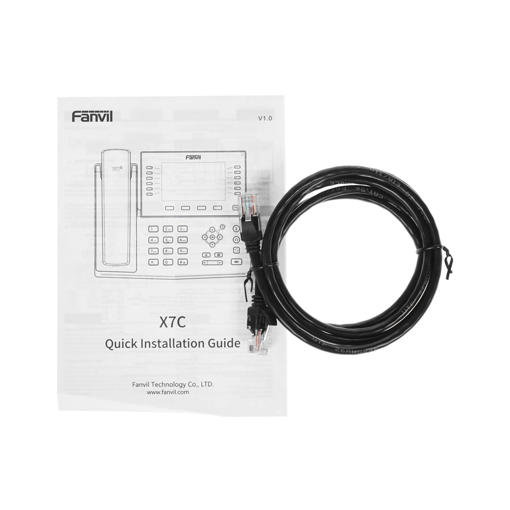 Телефон VoIP Fanvil X7C черный Телефон VoIP Fanvil X7C черный