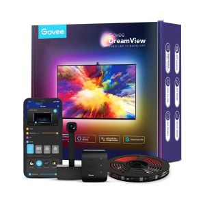 Набор адаптивной подсветки Govee H6199 DreamView T1 TV Backlight 55-65'' RGB Черный Набор адаптивной подсветки Govee H6199 DreamView T1 TV Backlight 55-65'' RGB Черный