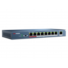 Неуправляемый PoE-коммутатор DS-3E0109P-E Неуправляемый PoE-коммутатор DS-3E0109P-E