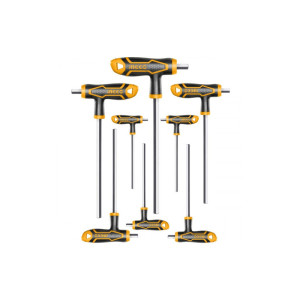 Набор Т-образных ключей HEX INGCO HHKT8081 INDUSTRIAL Набор Т-образных ключей HEX INGCO HHKT8081 INDUSTRIAL