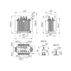 Трансформатор ТМГ-СЭЩ-400/10-11 УХЛ1 10.00/0.40 Д/Yн-11 Трансформатор ТМГ-СЭЩ-400/10-11 УХЛ1 10.00/0.40 Д/Yн-11