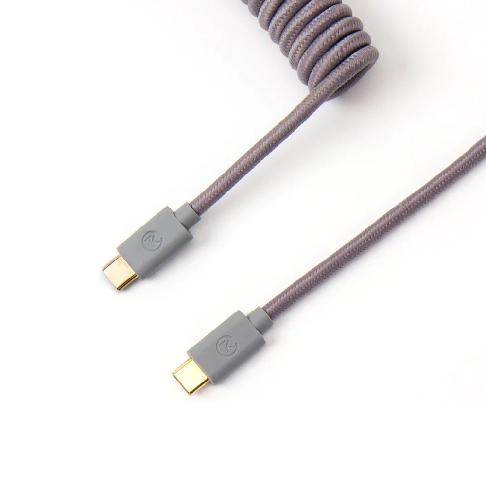 Кабель Keychron Type-A/Type-C, Coiled, Cable, Grey