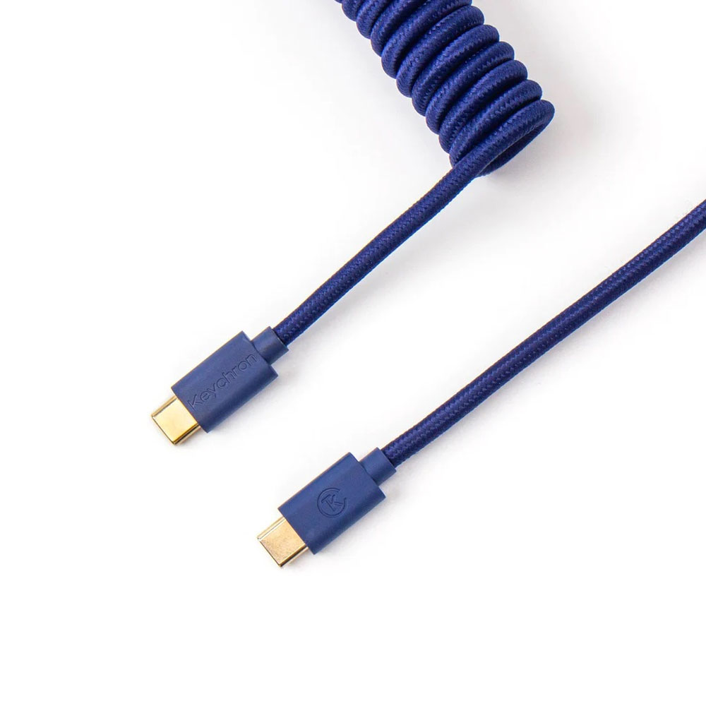 Кабель Keychron Type-A/Type-C, Coiled, Cable, Blue