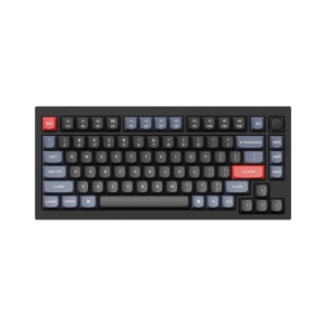 Клавиатура Keychron Q1 QMK HotSwappable, Gateron Phantom, Brown, RGB, Knob Black