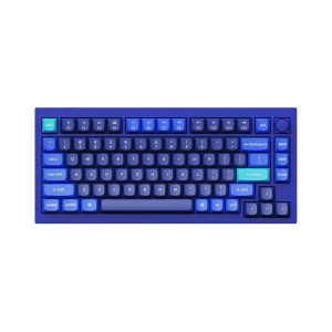 Клавиатура Keychron Q1 QMK HotSwappable, Gateron Phantom, Red, RGB, Knob Navy