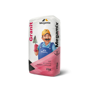 Клей гранитный Megamix GRANIT для мрамора и травертина Клей гранитный Megamix GRANIT для мрамора и травертина