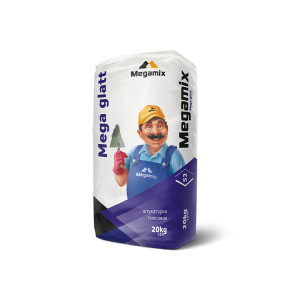 Штукатурка гипсовая Megamix Mega Glatt Штукатурка гипсовая Megamix Mega Glatt