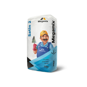 Гипсовая шпаклевка мягкая Megamix SATIN 2 Гипсовая шпаклевка мягкая Megamix SATIN 2