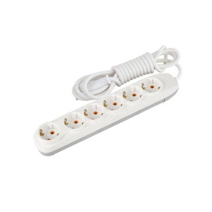 Удлинитель NILSON 6 гнезда с/з 2м