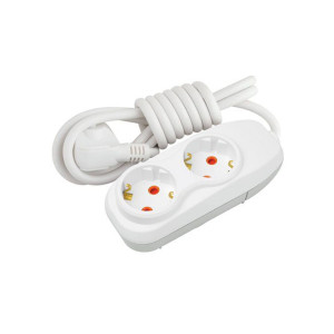 Удлинитель NILSON 2 гнезда с/з 2м Удлинитель NILSON 2 гнезда с/з 2м