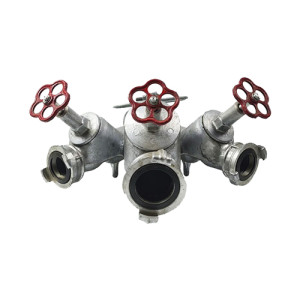 Тройной водосборник для пожарных рукавов (Разветвление) Тройной водосборник для пожарных рукавов (Разветвление)