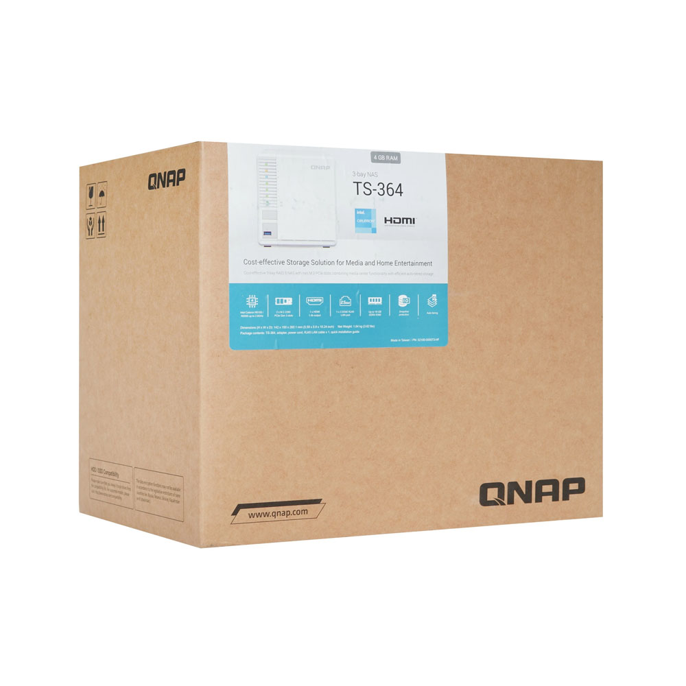 Сетевое хранилище (NAS) QNAP TS-364-4G Сетевое хранилище (NAS) QNAP TS-364-4G