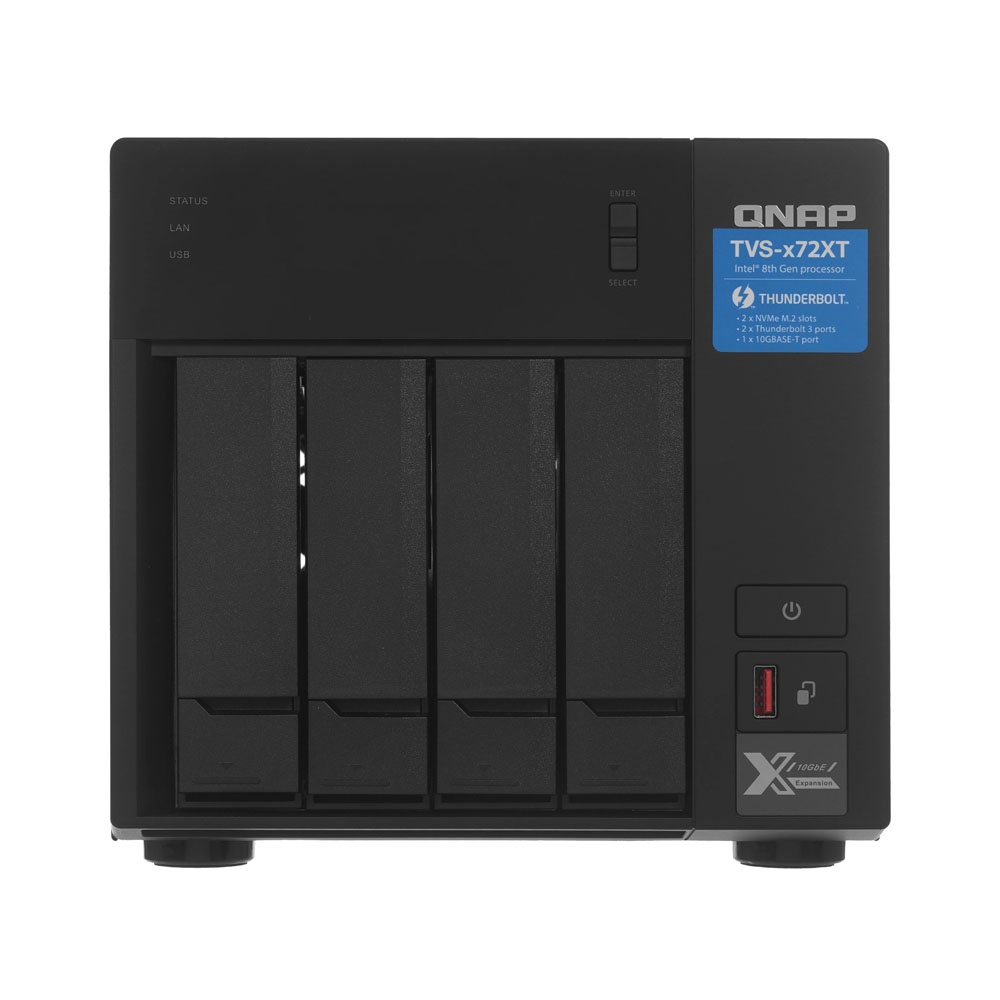 Сетевое хранилище (NAS) QNAP TVS-472XT-PT-4G Сетевое хранилище (NAS) QNAP TVS-472XT-PT-4G
