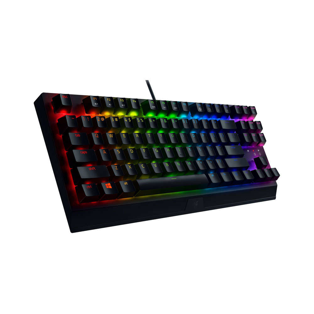 Клавиатура Razer BlackWidow V3 TKL, 87key, Green Switch, USB-A, EN/RU, RGB, чёрный Клавиатура Razer BlackWidow V3 TKL, 87key, Green Switch, USB-A, EN/RU, RGB, чёрный