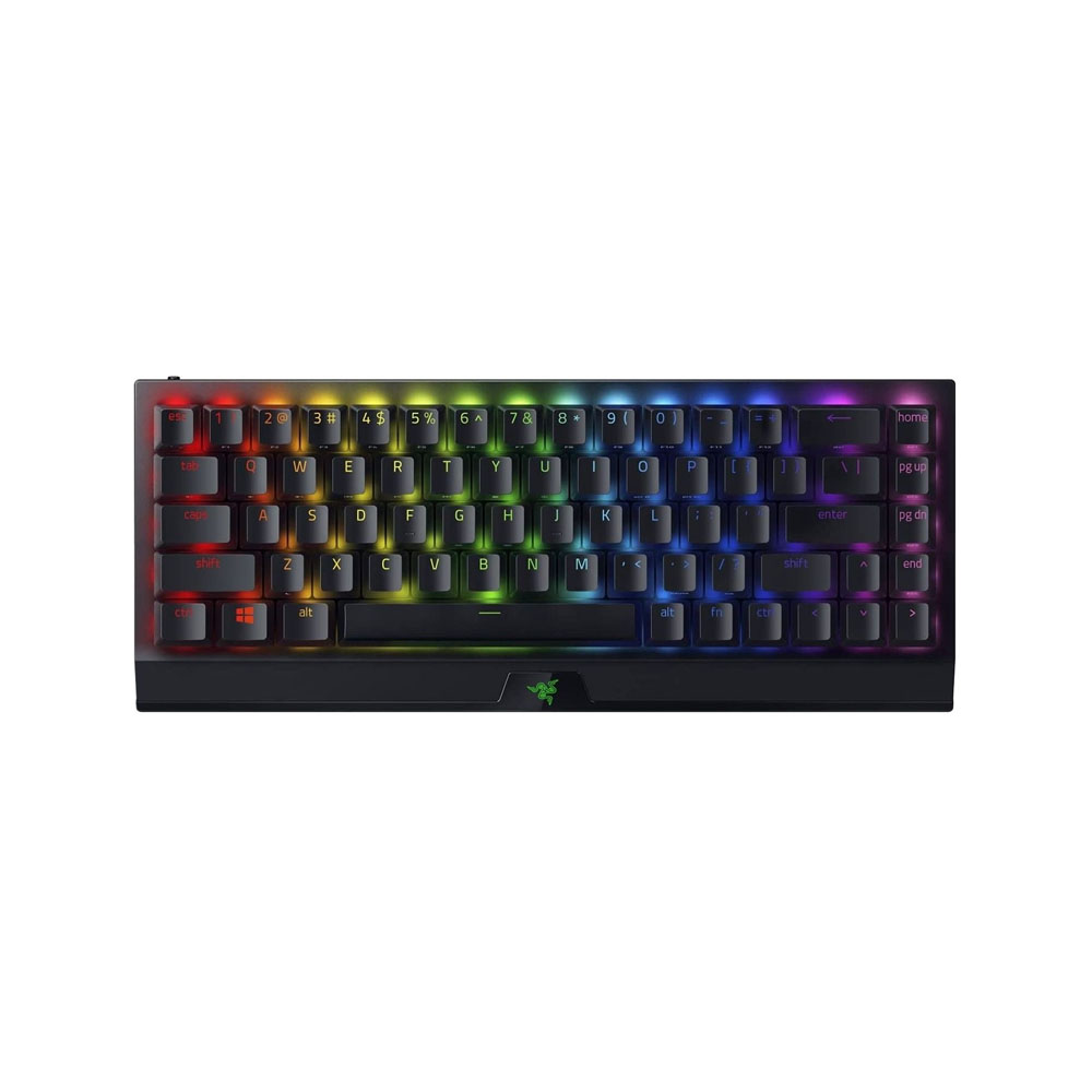 Клавиатура Razer BlackWidow V3 Mini HyperSpeed RGB, 68key, Green Switch, USB/WL/BT EN, чёрный