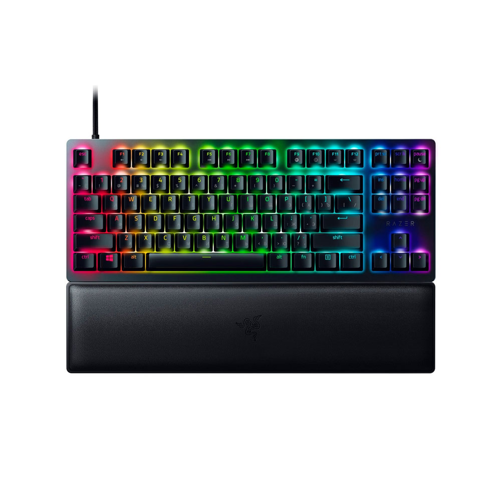 Клавиатура Razer Huntsman V2 Tenkeyless, Purple Switch, USB RU, чёрный