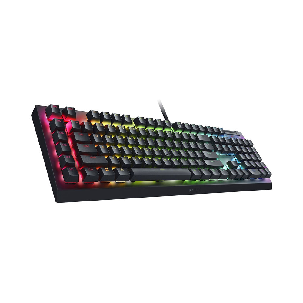 Клавиатура Razer BlackWidow V4 X, 110key, Yellow Switch, USB-A, EN/RU, RGB, чёрный Клавиатура Razer BlackWidow V4 X, 110key, Yellow Switch, USB-A, EN/RU, RGB, чёрный